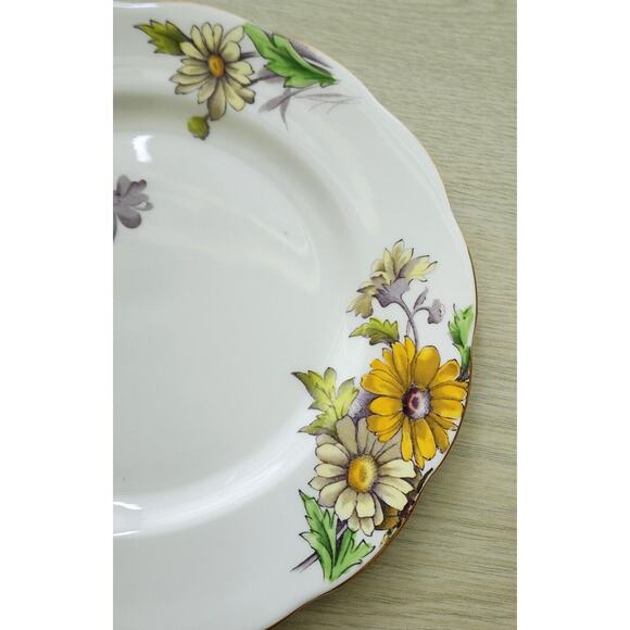 PLATES-SALAD/DESSERT-ROYAL ALBERT-Flower of the Month-No. 4 Daisy-Replacement - Picture 3 of 8